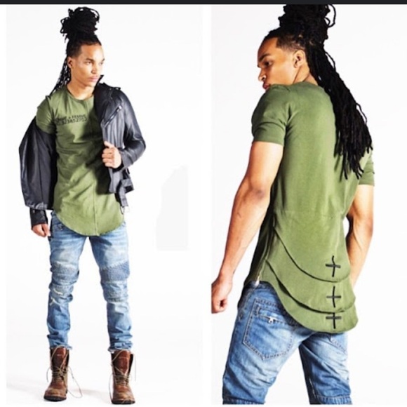 NWT Homme + Femme LA pink triple layer plus tee unisex short sleeve tee - Picture 3 of 17